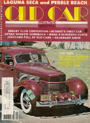 OLD CAR ILLUSTRATED 1979 JAN - SHELBY CLUB,'53 CADDY,'32 CHEVY,'40 FORD COUPE